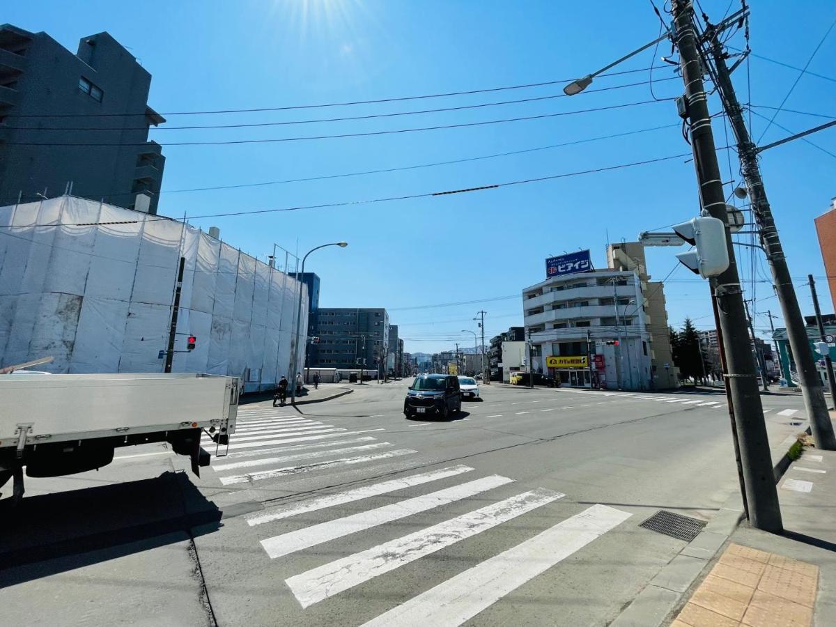 観光や仕事に便利ｻｰﾋﾞｽｱﾊﾟｰﾄﾒﾝﾄ札幌さくら2-2小型犬滞在可能 Daire Toyohira Dış mekan fotoğraf
